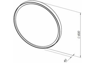 Зеркало Allen Brau Infinity 1.21022.WT Черное